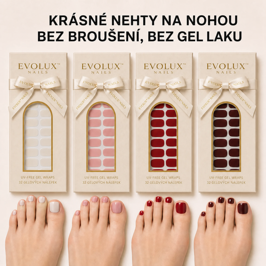 Evolux™ Gelové Nehty — Nohy