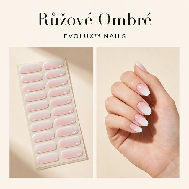 Růžové Ombré