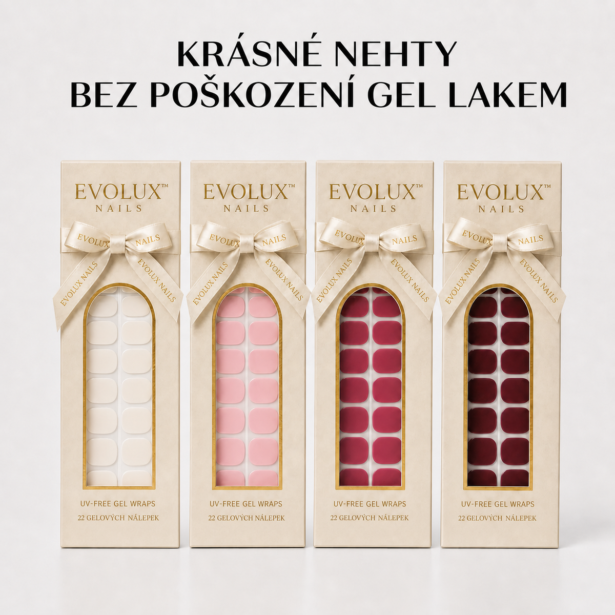 Evolux™ Gelové nálepky na nehty