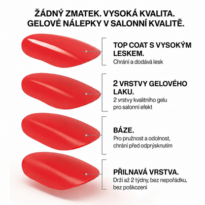 Evolux™ Gelové nálepky na nehty